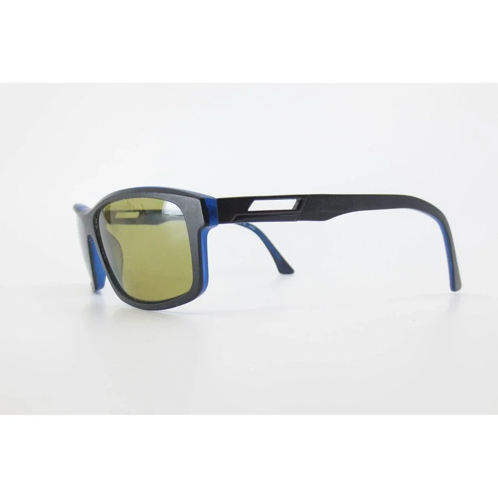 Shaquille O'Neal Signature Zyloware 172 Black Blue Rectangular Eyeglasses Frames
